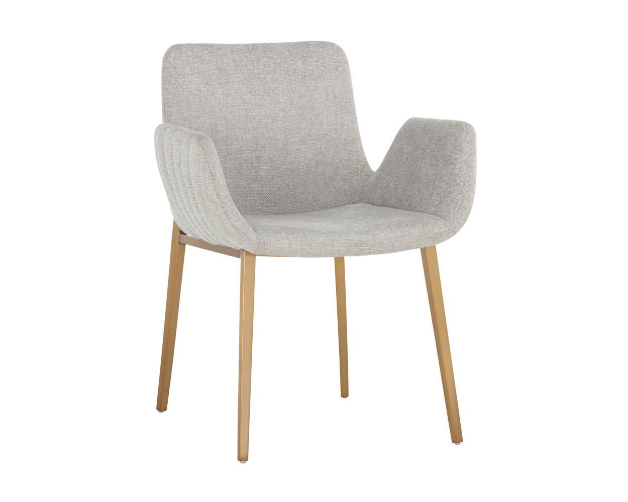 Picture of Lucano Dining Armchair - Belfast Heather Grey