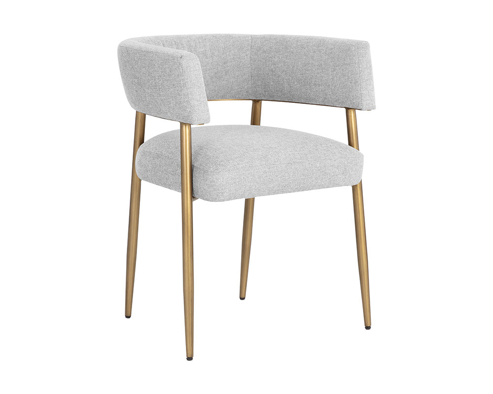 Picture of Maestro Dining Armchair - Belfast Heather Grey
