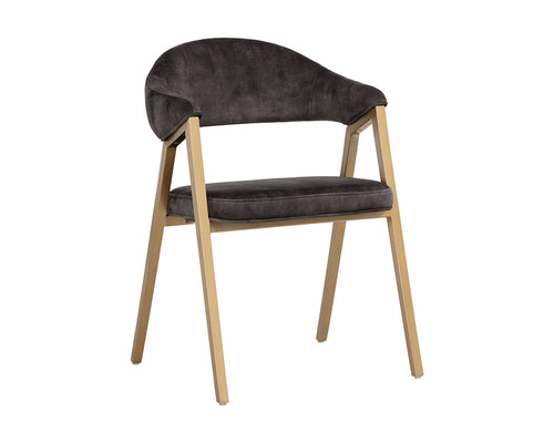 Burgos Dining Armchair - Nono Shitake