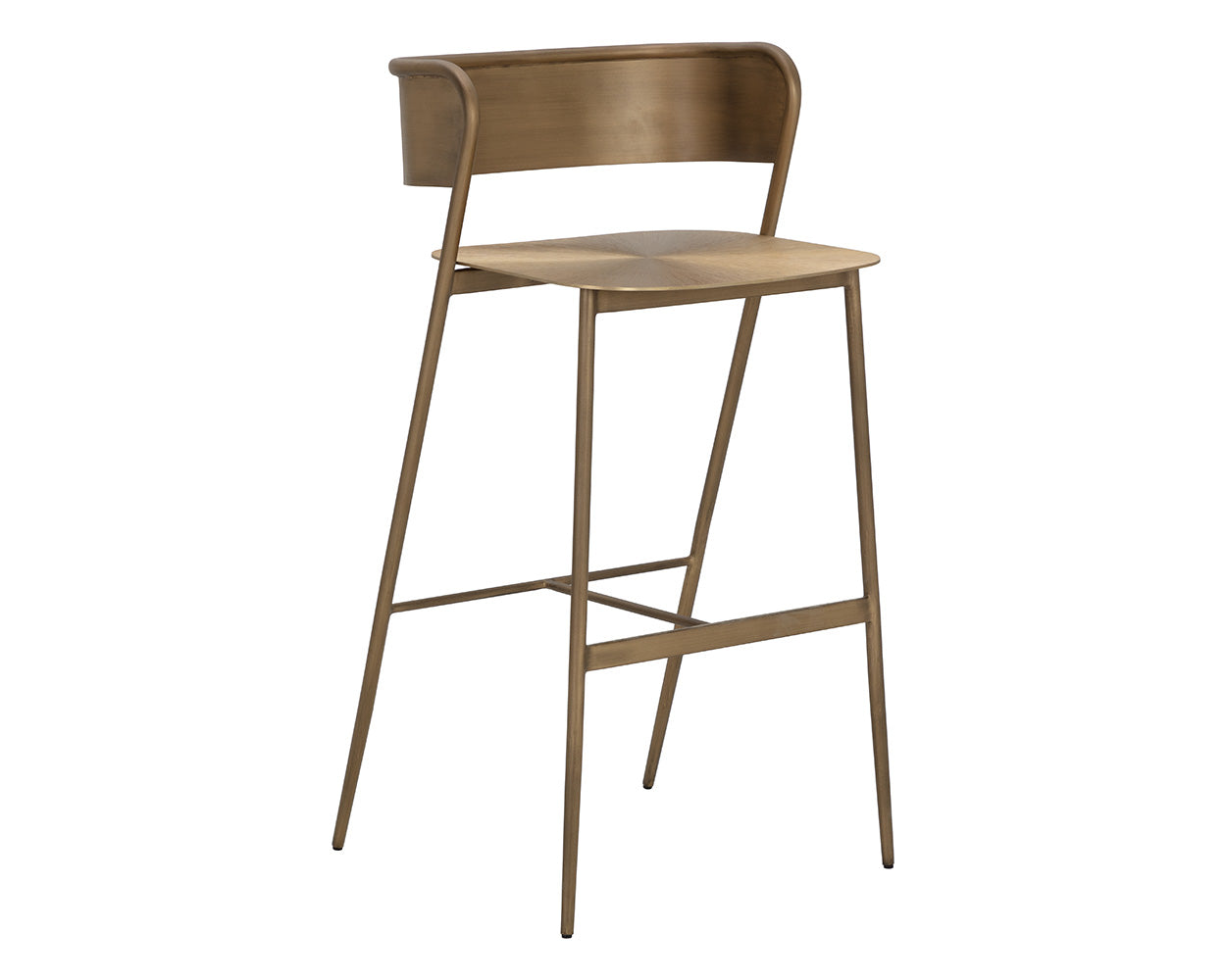 Picture of Keanu Barstool - Antique Gold