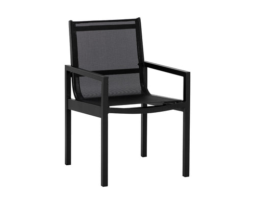 Merano Dining Armchair - Black